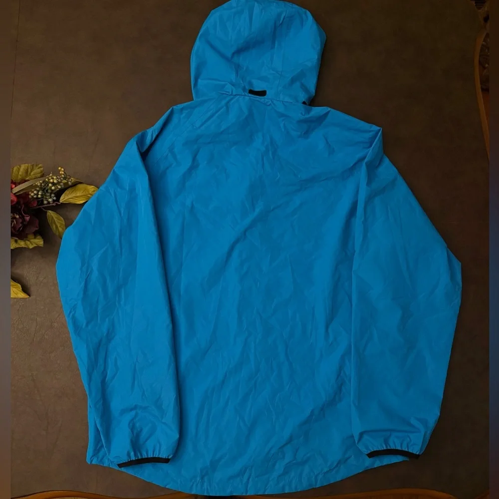 Ludington, Michigan State Park Blue Nylon Hooded Full Zip Jacket; Size XL - Picture 8 of 8